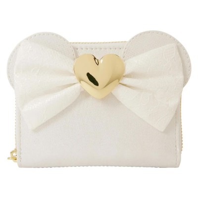 портфейли,и,портмонета,loungefly,disney,minnie,wedding,wallet,white