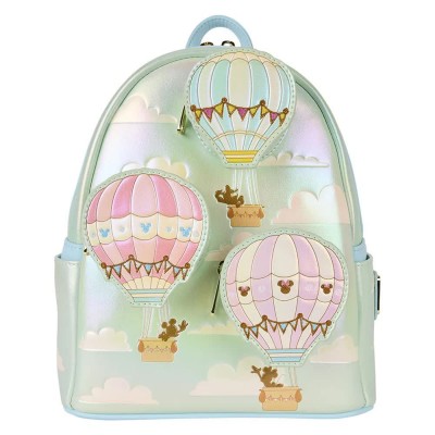 раница,раници,loungefly,friends,disney,mickey,&,hot,air,balloon,backpack,26,cm,green