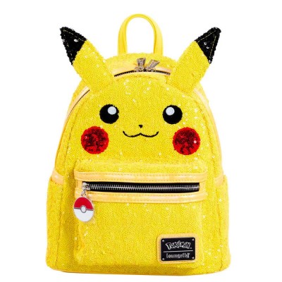 раница,раници,loungefly,pokémon,pikachu,head,backpack,26,cm,yellow