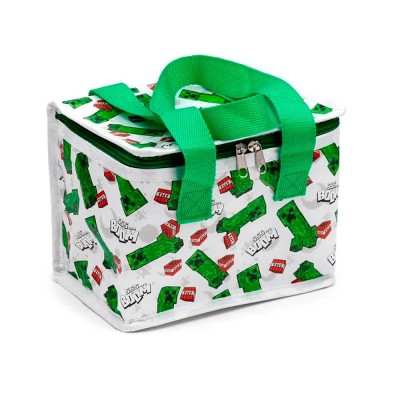 чанта,раници,puckator,minecraft,creeper,and,tnt,cooler,bag,green,(multicolor)