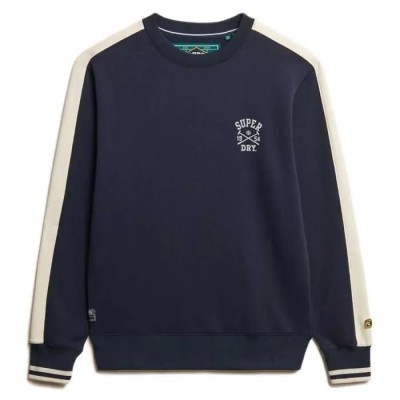 блуза,мъжки,пуловери,superdry,athletic,club,sweatshirt,nautical,navy,contrast,(blue)