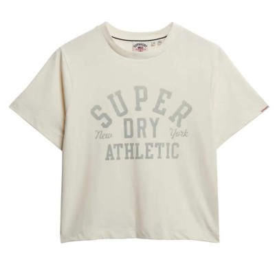 тениска,дамски,тениски,superdry,athletic,essentials,loose,fit,short,sleeve,t,shirt,desert,bone,off,white,(beige)