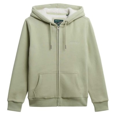 блуза,дамски,блузи,superdry,borg,lined,full,zip,sweatshirt,dusty,sage,(green)