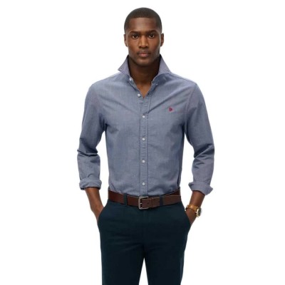 риза,с,дълъг,ръкав,мъжки,ризи,superdry,classic,oxford,long,sleeve,shirt,grey,(ocean,navy,chambray)