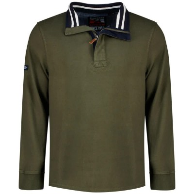 блуза,мъжки,пуловери,superdry,classics,henley,half,zip,sweatshirt,army,khaki,green,(green)