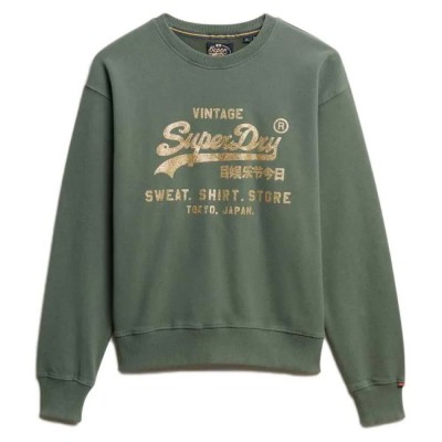 блуза,дамски,блузи,superdry,embellished,vl,loose,fit,sweatshirt,thyme,green,(green)