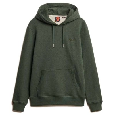суичър,мъжки,пуловери,superdry,essential,logo,hoodie,deep,forest,green,marl,new,(green)