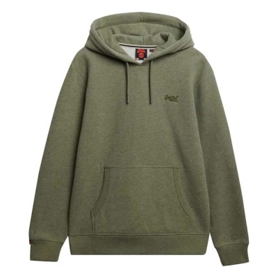 суичър,мъжки,пуловери,superdry,essential,logo,hoodie,faded,sage,green,marl,(green)