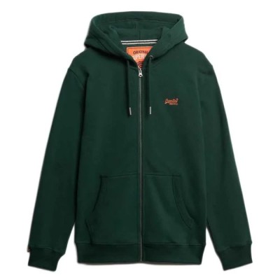 блуза,мъжки,пуловери,superdry,essentials,logo,full,zip,sweatshirt,enamel,green,orange,(green)