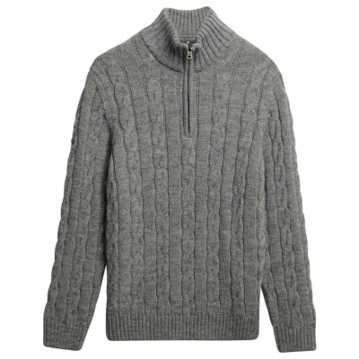 блуза,мъжки,пуловери,superdry,jacob,half,zip,sweater,mid,grey,(grey)