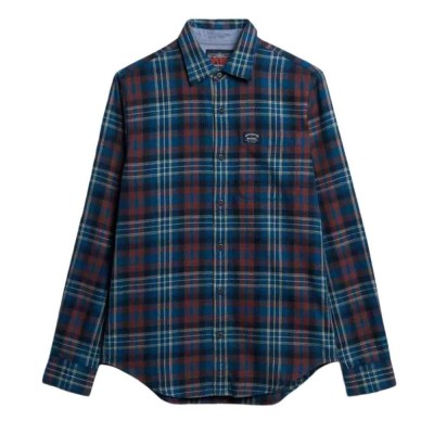 карирана,риза,мъжки,ризи,superdry,m4011047a,long,sleeve,shirt,logger,check,blue
