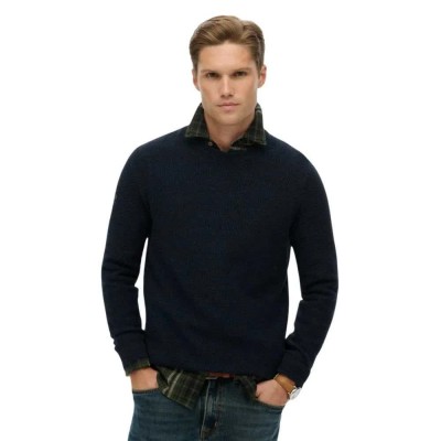 блуза,мъжки,пуловери,superdry,m6110681a,sweater,eclipse,navy,twist