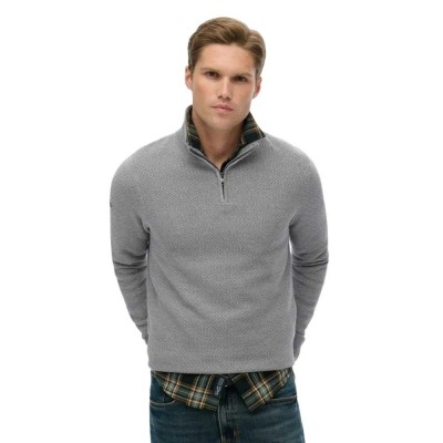 блуза,мъжки,пуловери,superdry,m6110682a,half,zip,sweater,grey,(light,grey)