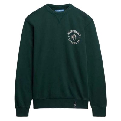 блуза,мъжки,пуловери,superdry,merchant,graphic,sweatshirt,enamel,green