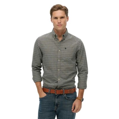 риза,с,дълъг,ръкав,мъжки,ризи,superdry,premium,long,sleeve,shirt,grey,(charcoal,marl,micro,grid)