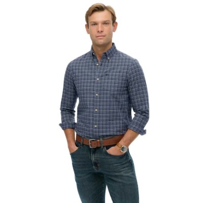риза,с,дълъг,ръкав,мъжки,ризи,superdry,premium,long,sleeve,shirt,lauren,navy,shadow,grid