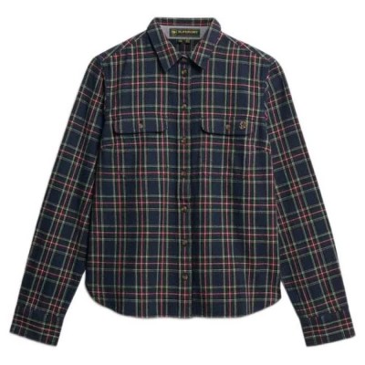 карирана,риза,дамски,блузи,дамски,ризи,superdry,w4010513a,shirt,blue,(navy,yellow,check)