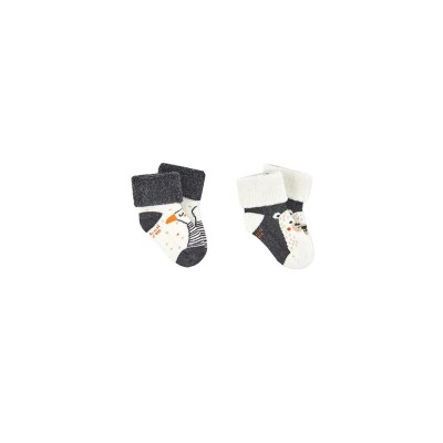 чорапи,детски,чорапи,boboli,192002,socks,vigore,anthracite,(white,grey)