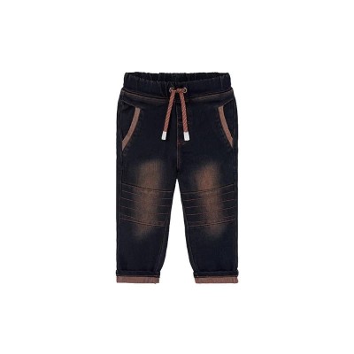 панталони,детски,панталони,boboli,denim,knit,pants,brown,black,(dirty,wash)