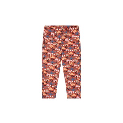 панталони,детски,панталони,boboli,fleece,floral,pants,flower,print,(red)