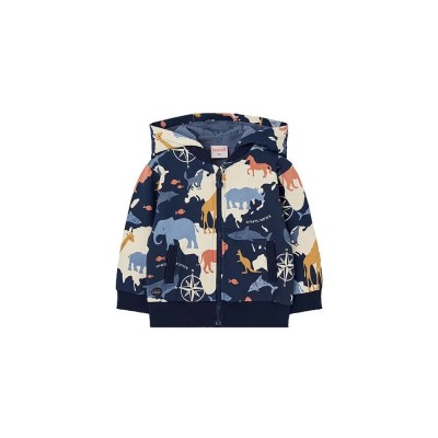 яке,детски,якета,и,палта,boboli,fleece,printed,jacket,printed,maps,(blue)