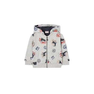 яке,детски,якета,и,палта,boboli,fleece,printed,jacket,stamping,stamps,(grey)