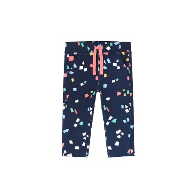 панталони,детски,панталони,boboli,fleece,printed,pants,printed,spots,(blue)