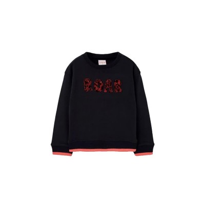поларена,блуза,детски,блузи,boboli,fleece,stretch,sweatshirt,black