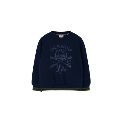 поларена,блуза,детски,блузи,boboli,fleece,sweatshirt,marine,(blue)