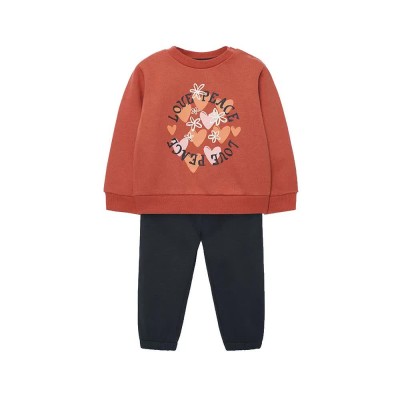 анцуг,детски,анцузи,boboli,fleece,tracksuit,boiler,(orange)