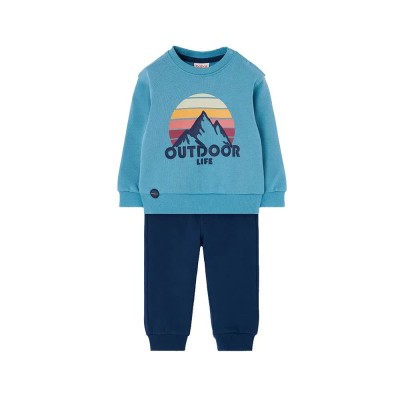 анцуг,детски,анцузи,boboli,fleece,tracksuit,lake,(blue)