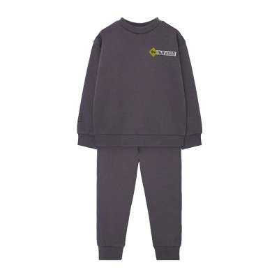 анцуг,детски,анцузи,boboli,fleece,tracksuit,steel,(grey)