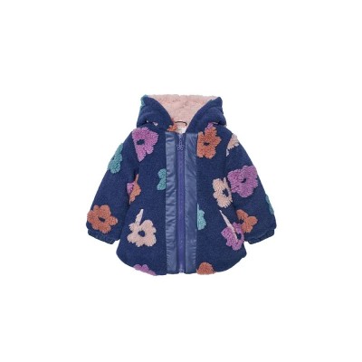 анорак,детски,якета,и,палта,boboli,jacquard,floral,parka,flower,print,(blue)