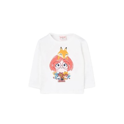 тениска,детски,тениски,boboli,knit,basic,long,sleeve,t,shirt,chemical,white,(white)