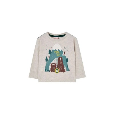 тениска,детски,тениски,boboli,knit,long,sleeve,t,shirt,beige,vigoré,(beige)