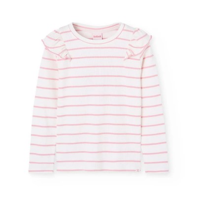 тениска,детски,тениски,boboli,knit,long,sleeve,t,shirt,blush
