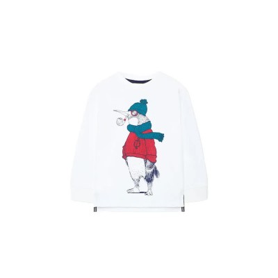 тениска,детски,тениски,boboli,knit,long,sleeve,t,shirt,chemical,white,11,(white)