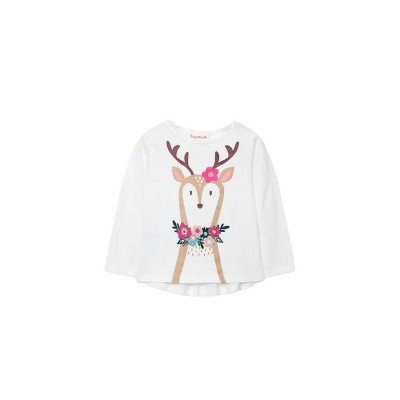 тениска,детски,тениски,boboli,knit,long,sleeve,t,shirt,chemical,white,3,(white)