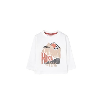 тениска,детски,тениски,boboli,knit,long,sleeve,t,shirt,chemical,white,6,(white)