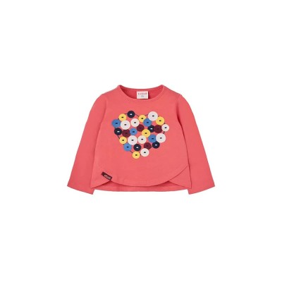 тениска,детски,тениски,boboli,knit,long,sleeve,t,shirt,coral,(orange)