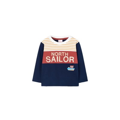 тениска,детски,тениски,boboli,knit,long,sleeve,t,shirt,marine,1,(blue)