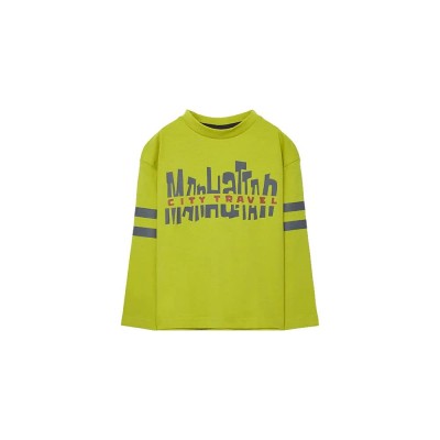 тениска,детски,тениски,boboli,knit,long,sleeve,t,shirt,olive,1,(yellow)