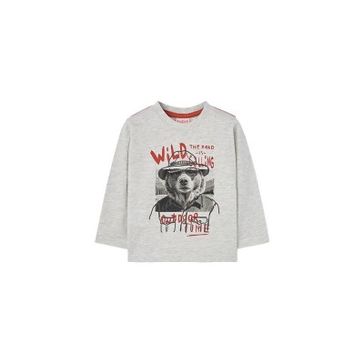 тениска,детски,тениски,boboli,knit,long,sleeve,t,shirt,vigore,crude,(grey)