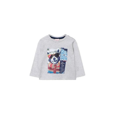 тениска,детски,тениски,boboli,knit,long,sleeve,t,shirt,vigore,crude,1,(grey)