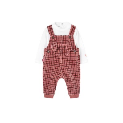 детски,екипи,детски,облекла,за,момчета,boboli,knit,set,checkered,print,(pink)