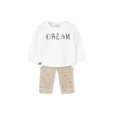 детски,екипи,детски,облекла,за,момчета,boboli,knit,set,polka,dot,print,(white)