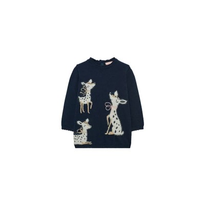 блуза,детски,поли,и,рокли,boboli,knitwear,dress,marine,2,(blue)