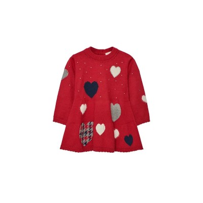 блуза,детски,поли,и,рокли,boboli,knitwear,dress,scarlet,(red)