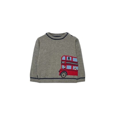 блуза,детски,блузи,boboli,knitwear,sweater,grey,vigore,1,(grey)