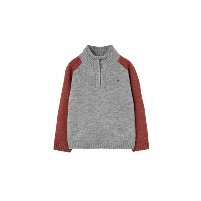 блуза,детски,блузи,boboli,knitwear,sweater,grey,vigore,2,(grey)